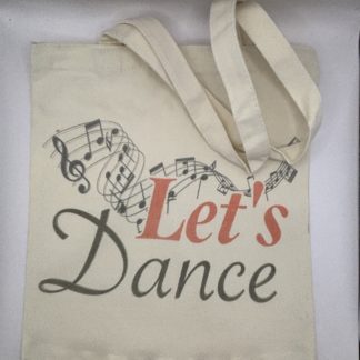 Lets Dance - Small Canvas Tote Bag - P