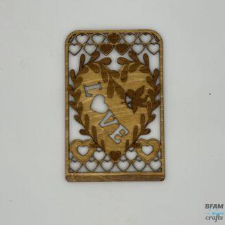 Multi-layered Lightbox insert - Love 2