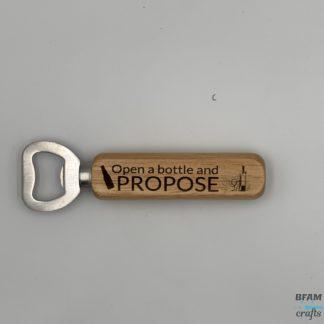 Open a bottle and propose - Bottle Opener