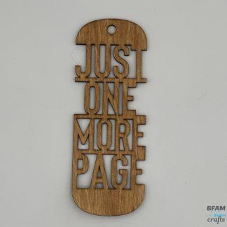 Just one more page - Bookmark